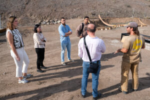 Gran Canaria Las Palmas Bürgermeisterin Besucht Neuen Skatepark