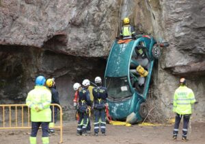 Gran Canaria Las Palmas Feuerwehr In Aktion