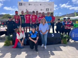 Gran Canaria Nord Las Palmas Solidaritätslauf Der Lokalpolizei